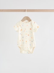 Bright Short Sleeve Baby Bodysuits 5 Pack - Image 11 of 15
