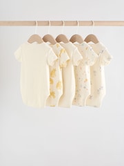 Bright Short Sleeve Baby Bodysuits 5 Pack - Image 2 of 15
