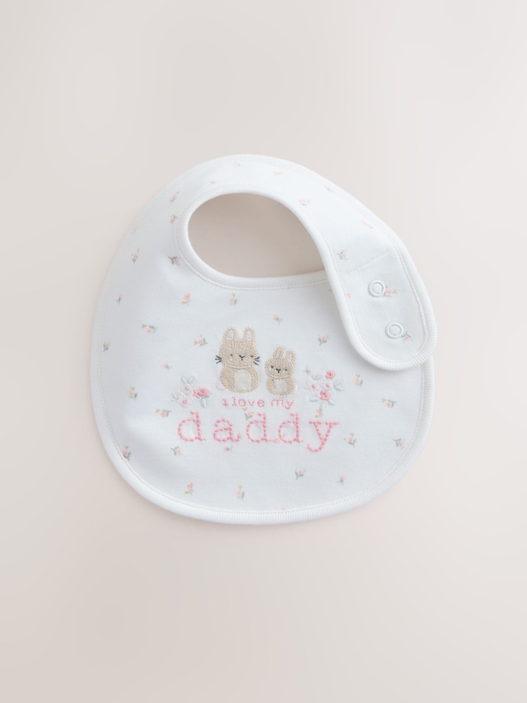 Pink Mummy/Daddy Family Baby Bibs 2 Pack - Image 2 of 5