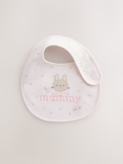 Pink Mummy/Daddy Family Baby Bibs 2 Pack - Image 3 of 5