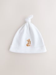 Pink Tie Top Baby Beanie 3 Pack (0-12mths) - Image 2 of 6