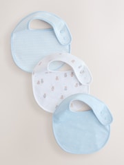 Blue Baby Bibs 3 Pack - Image 1 of 7
