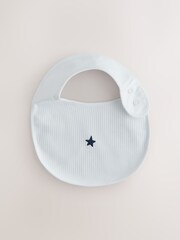 Navy Star Baby Bibs 5 Pack - Image 2 of 8