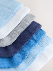 Blue Baby Socks 7 Pack (0mths-2yrs) - Image 2 of 3