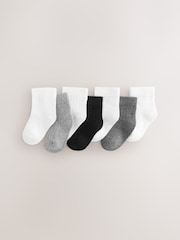 Black/White Baby Socks 7 Pack (0mths-2yrs) - Image 1 of 3