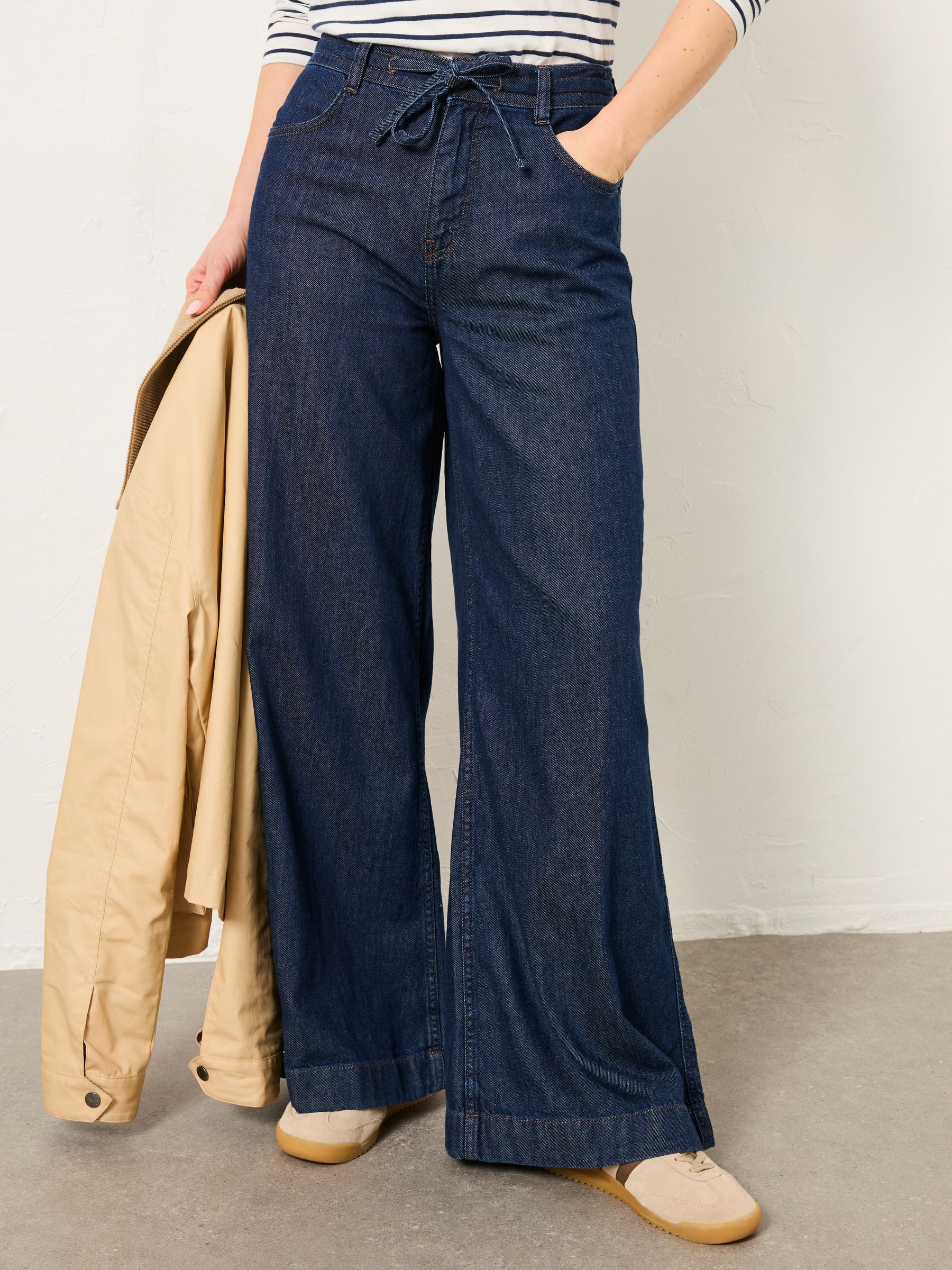 Buy FatFace Amberley Rinse Wash Wide Leg Jeans from Next USA