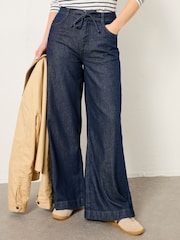 FatFace Amberley Rinse Wash Wide Leg Jeans - Image 1 of 6