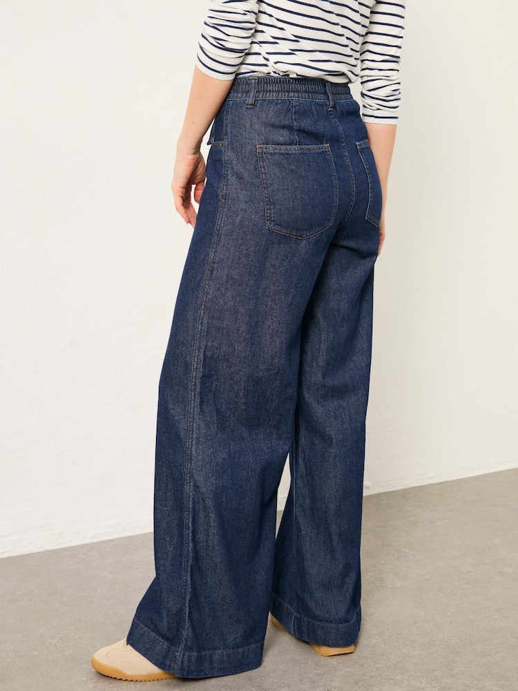 FatFace Amberley Rinse Wash Wide Leg Jeans - Image 2 of 6 FatFace Amberley Rinse Wash Wide Leg Jeans - Image 2 of 6