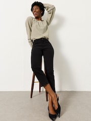 FatFace Whitby Black Slim Capri Jeans - Image 5 of 8