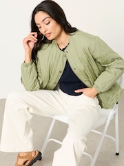 Welling Ecru Wide Leg Jeans - Image 4 of 7