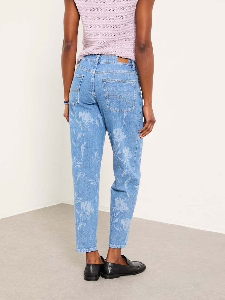 FatFace Marlow Blue Denim Taper Leg Jeans - Image 2 of 7