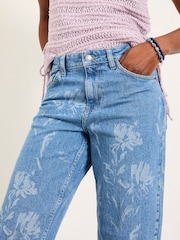 FatFace Marlow Blue Denim Taper Leg Jeans - Image 3 of 7