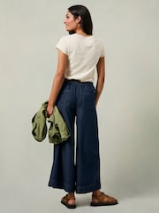 FatFace Connie Rinse Wash Wide Leg Culotte - Image 2 of 8