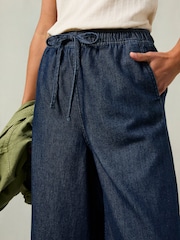 FatFace Connie Rinse Wash Wide Leg Culotte - Image 4 of 8