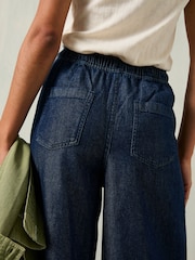 FatFace Connie Rinse Wash Wide Leg Culotte - Image 5 of 8