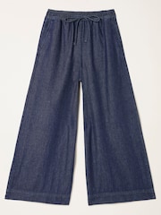 FatFace Connie Rinse Wash Wide Leg Culotte - Image 7 of 8