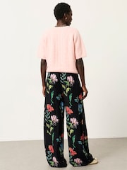 FatFace Zelda painted floral Wide Leg Trouser - Image 2 of 6