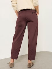 FatFace Blazey Plum Purple Tapered Chino Trouser - Image 2 of 5