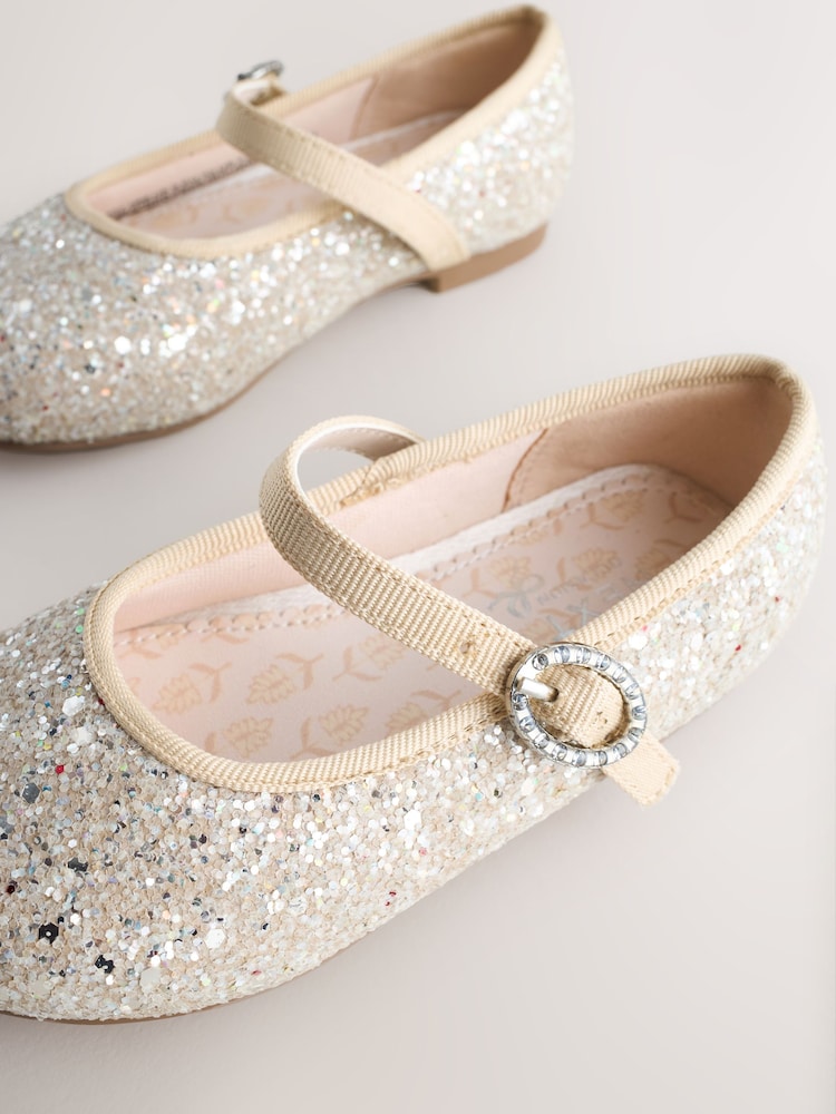 Champagne Gold Standard Fit (F) Flower Girl Occasion Mary Jane Shoes - Image 5 of 5 Champagne Gold Standard Fit (F) Flower Girl Occasion Mary Jane Shoes - Image 5 of 5