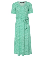 M&Co Petite Ditsy Tie Waist Midi Dress - Bild 5 von 5