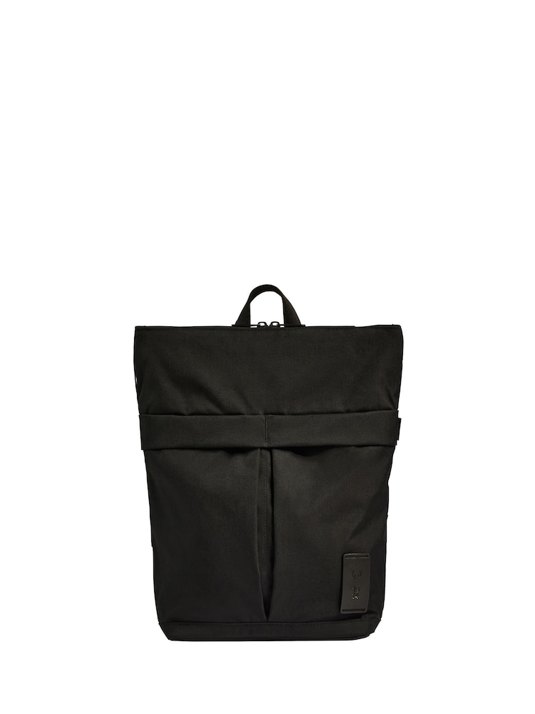 Antler Black Urban Core Zip Top Backpack in Black - Image 1 of 4