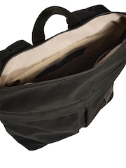 Antler Black Urban Core Zip Top Backpack in Black - Image 2 of 4