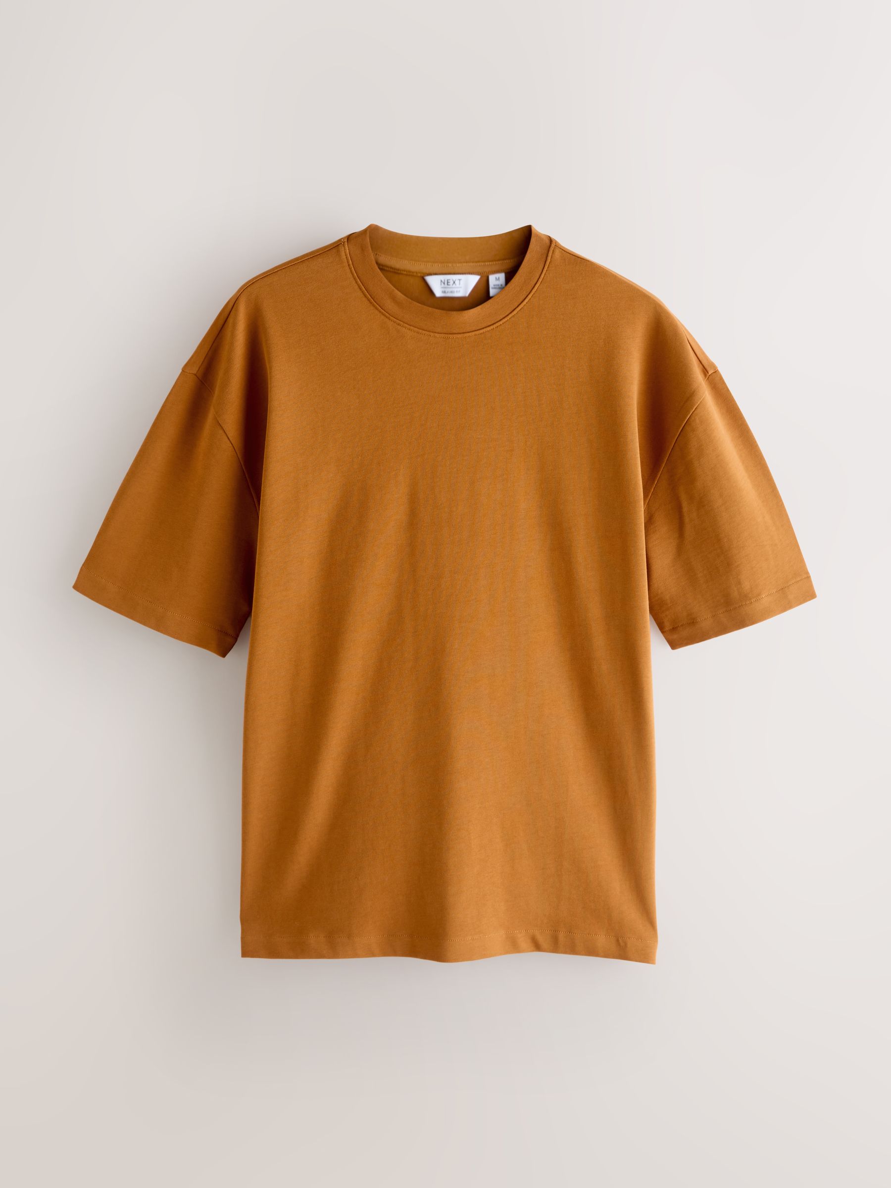 Buy Orange/Grey/Green/Navy Blue/Red Relaxed Fit Heavyweight T