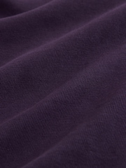 Violett/Blumen - Boxy - T-Shirt - Bild 6 von 7