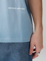 Blue Tie Dye Heavyweight T-Shirt - Image 5 of 8