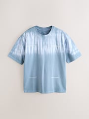 Blue Tie Dye Heavyweight T-Shirt - Image 6 of 8