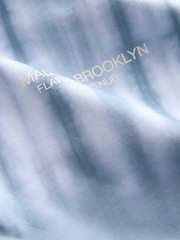 Blue Tie Dye Heavyweight T-Shirt - Image 8 of 8