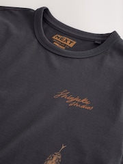 Black Snake Graphic Lightweight T-Shirt - Image 10 of 10