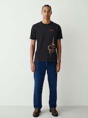 Black Snake Graphic Lightweight T-Shirt - Image 2 of 10
