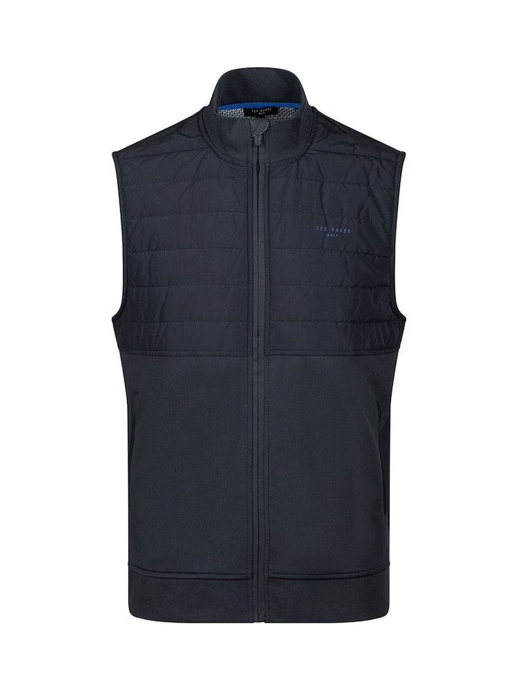 Ted Baker Blue Men's Chipp Padded Golf Gilet - Image 2 of 4