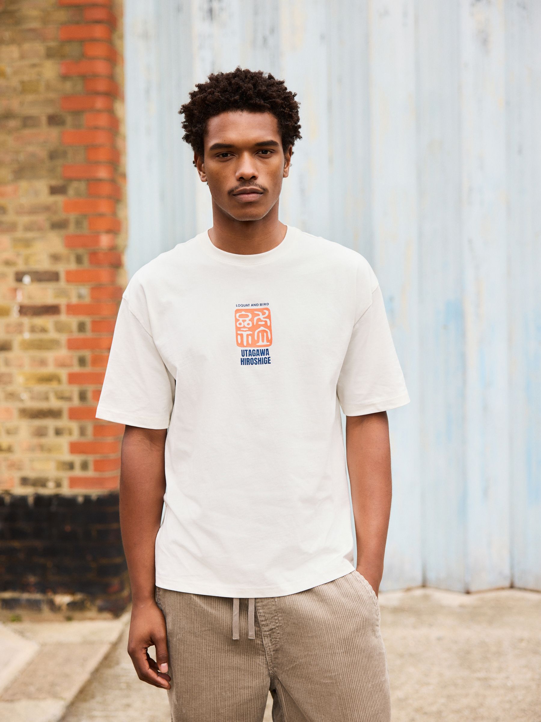 Buy White Hiroshige Relaxed Fit Artist T-Shirt from Next USA