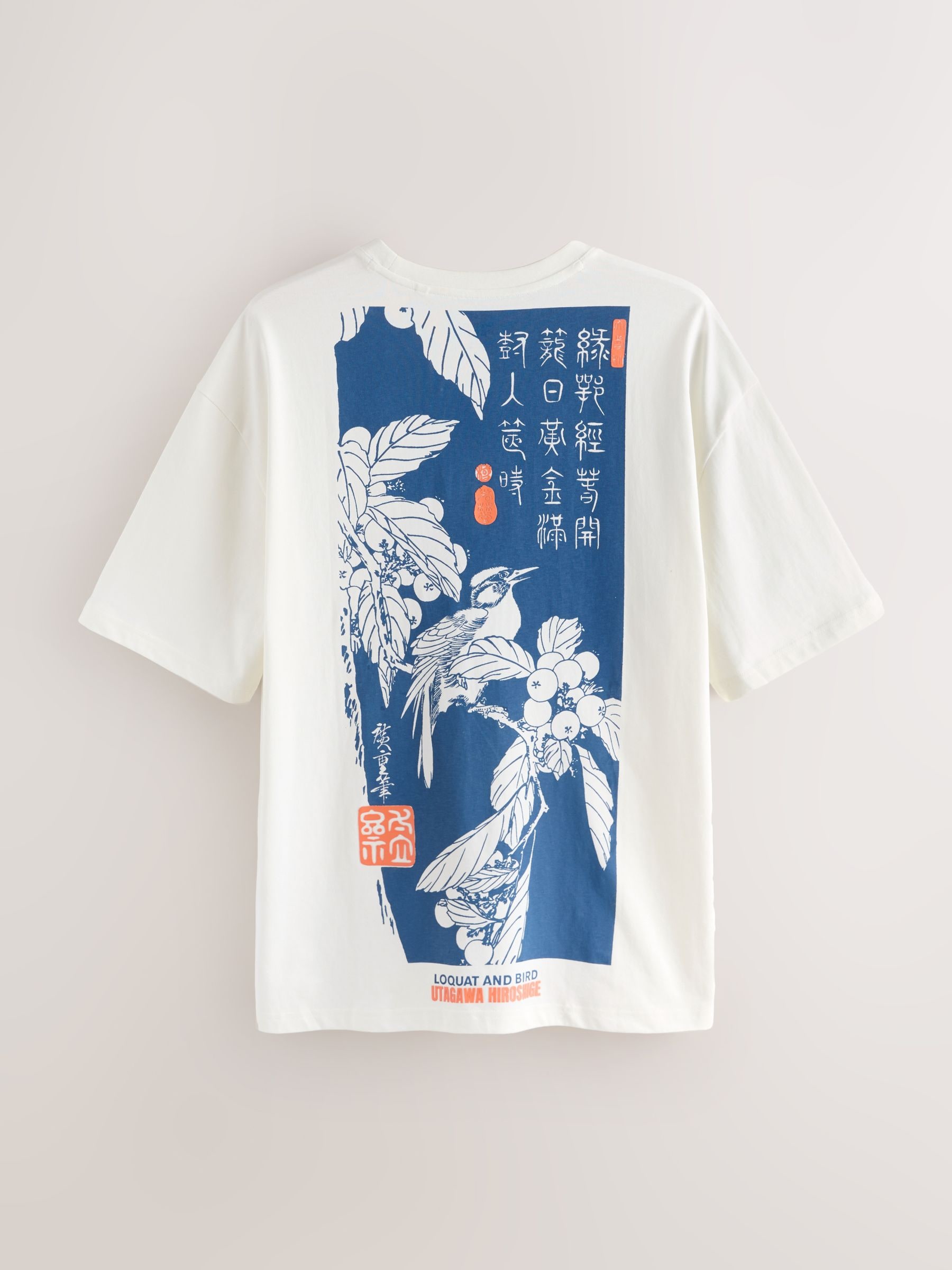 Buy White Hiroshige Relaxed Fit Artist T-Shirt from Next USA