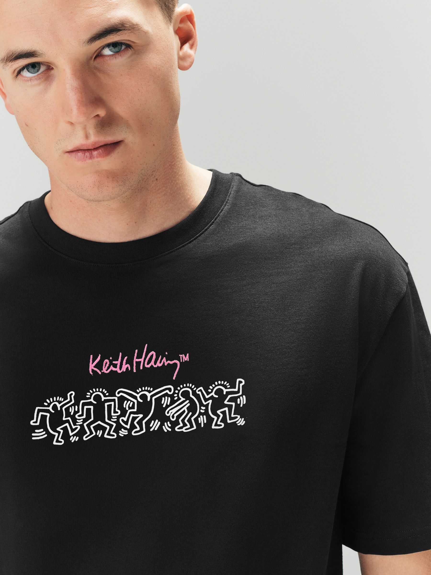 MTV Keith Haring Tシャツ 黒　Lサイズ Keith Haring（キース ヘリング） tシャツ 「Keith Haring」アート