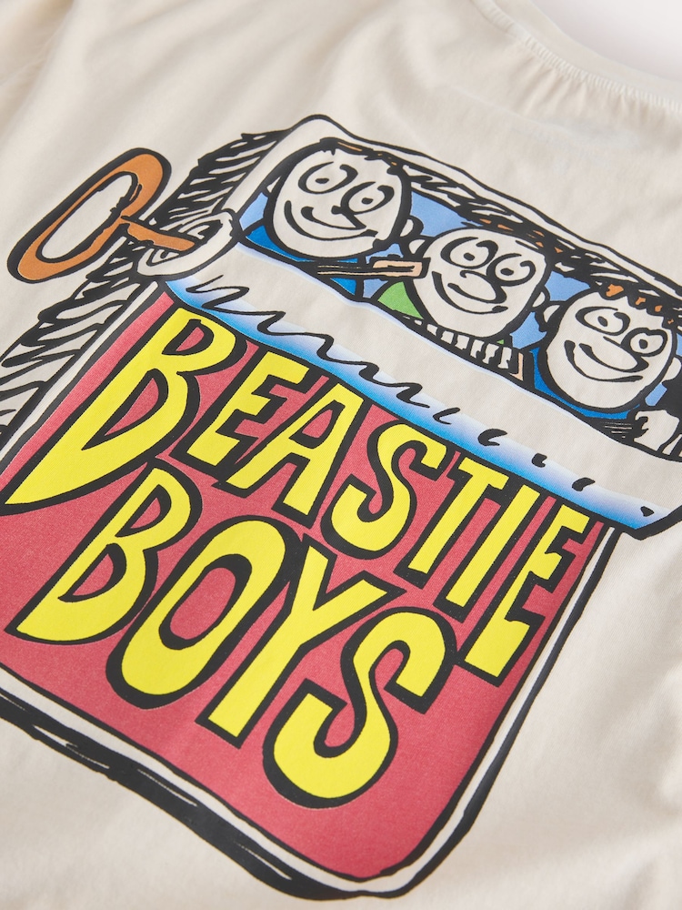Ecru Beastie - 常规版型 - Band Graphic 印花 T恤 - 9的图像9｝