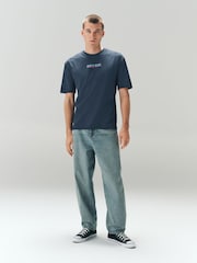 Navy Guns N' Roses Regular Fit Band Graphic Print T-Shirt - Image 2 of 10