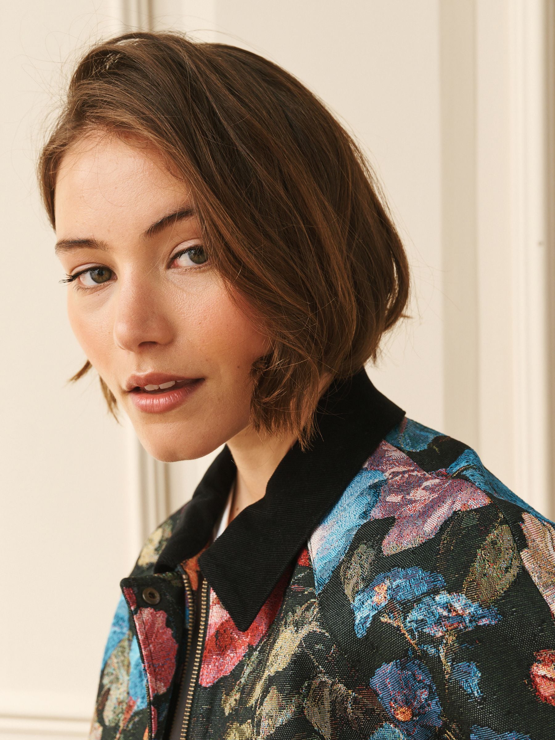 Buy Laura Ashley Tapestry Uffington Floral Zip through Jacket from
