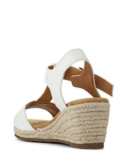 Pavers White Casual Buckled Espadrilles - Image 4 of 5