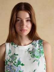 Μπλε Floral - Φόρεμα Joules Delphine Shift - Εικόνα 6 από 9