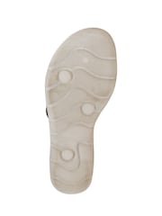 Pavers Brown Cushioned Toe Post Sandals - Image 5 of 5
