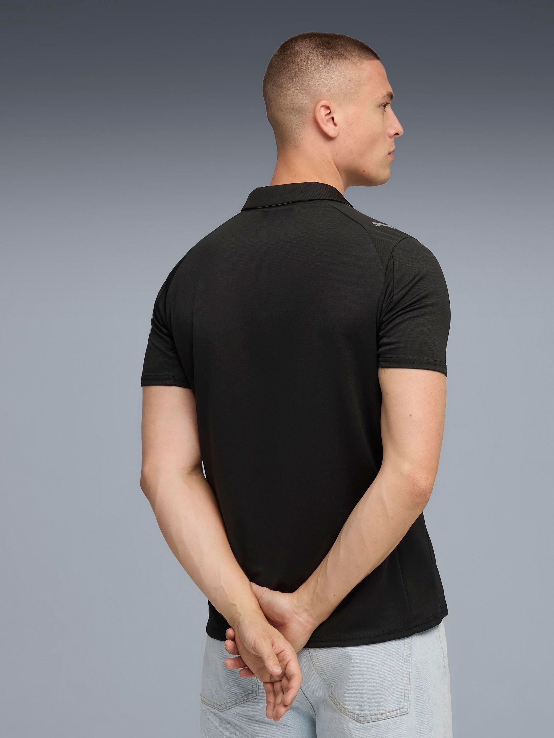 Buy Puma Black Mens Manchester City 25/26 Away Football Shirt from