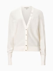 AllSaints White Honor V Cardigan - Image 8 of 8