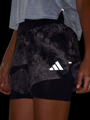 adidas Grey Adi365 Spray Dye 2In1 Shorts - Image 1 of 6
