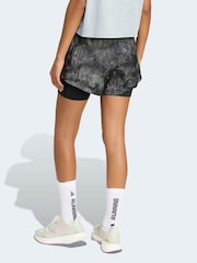 adidas Grey Adi365 Spray Dye 2In1 Shorts - Image 3 of 6
