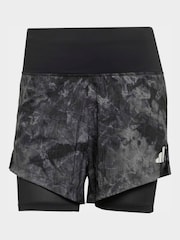 adidas Grey Adi365 Spray Dye 2In1 Shorts - Image 6 of 6
