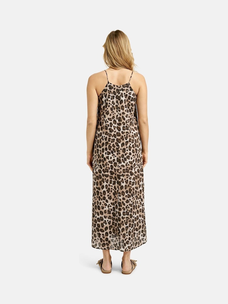 Smith & Soul Animal Print Cotton Dress - Image 2 of 5 Smith & Soul Animal Print Cotton Dress - Image 2 of 5