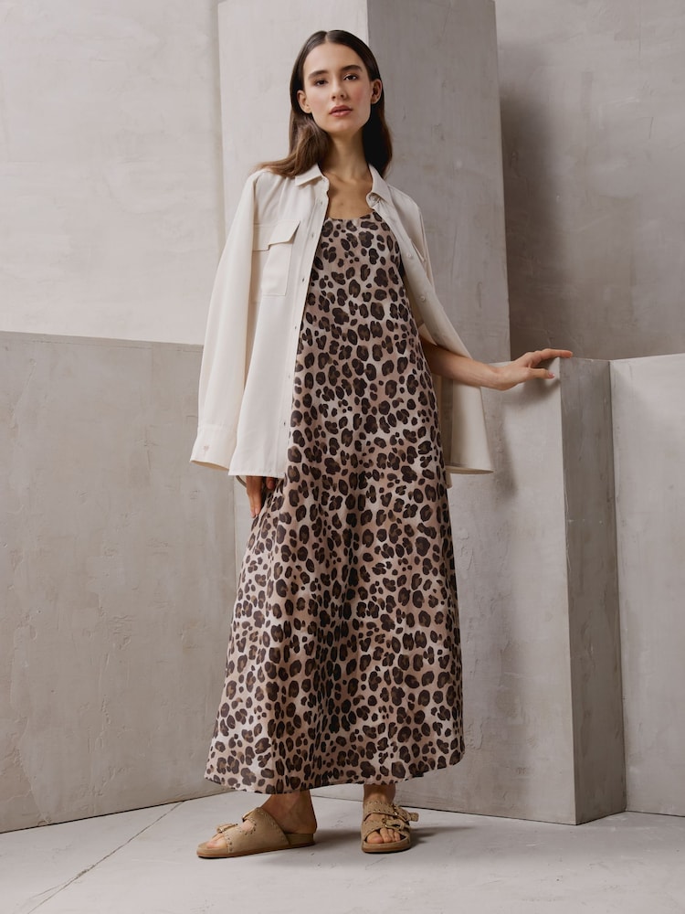 Smith & Soul Animal Print Cotton Dress - Image 5 of 5 Smith & Soul Animal Print Cotton Dress - Image 5 of 5